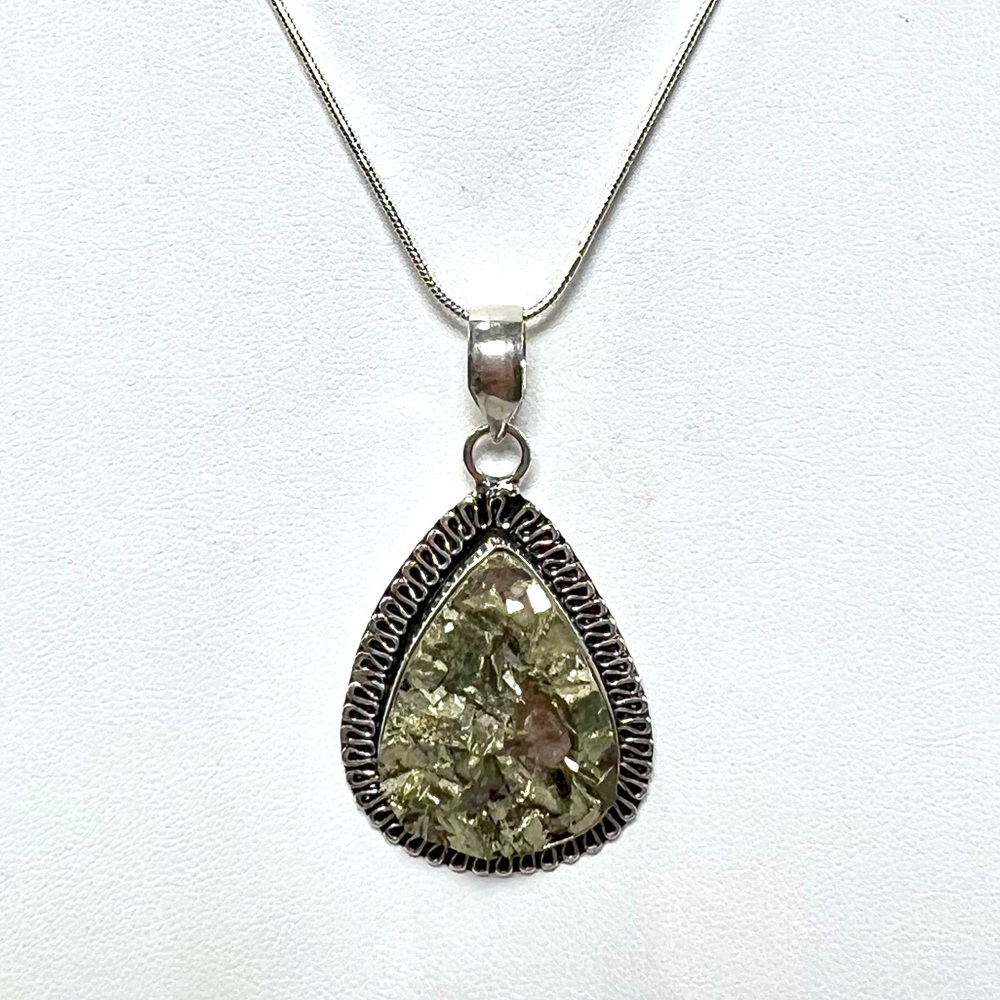 Apache Pyrite 925 Gemstone Pendant
